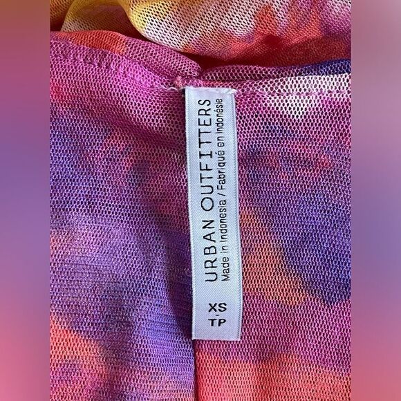 Urban Outfitters Multi Color Ruched Body Con Mini Dress size xs - Picture 5 of 5